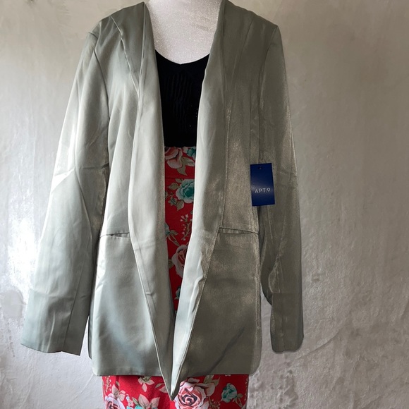 Apt. 9 Jackets & Blazers - Light Green Blazer Suit Jacket